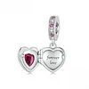 Love Heart Charm 925 Sterling Silver