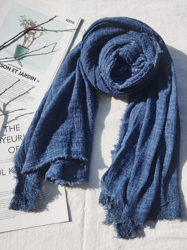 Vintage Faded Fray Hem Scarf-Neogeekshirts:luchamp