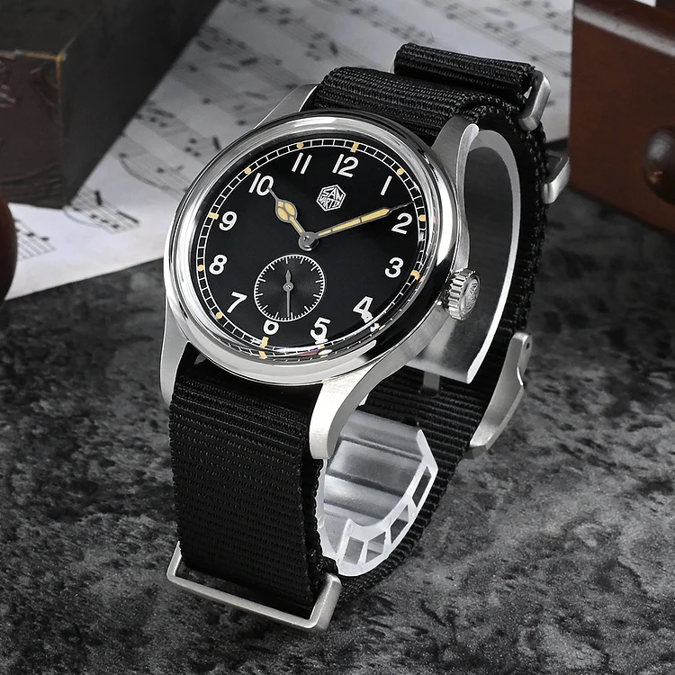 ★Spring Sale★San Martin 36mm RONDA 6004 Pilot Watch SN0105-XA San Martin Watch san martin watchSan Martin Watch