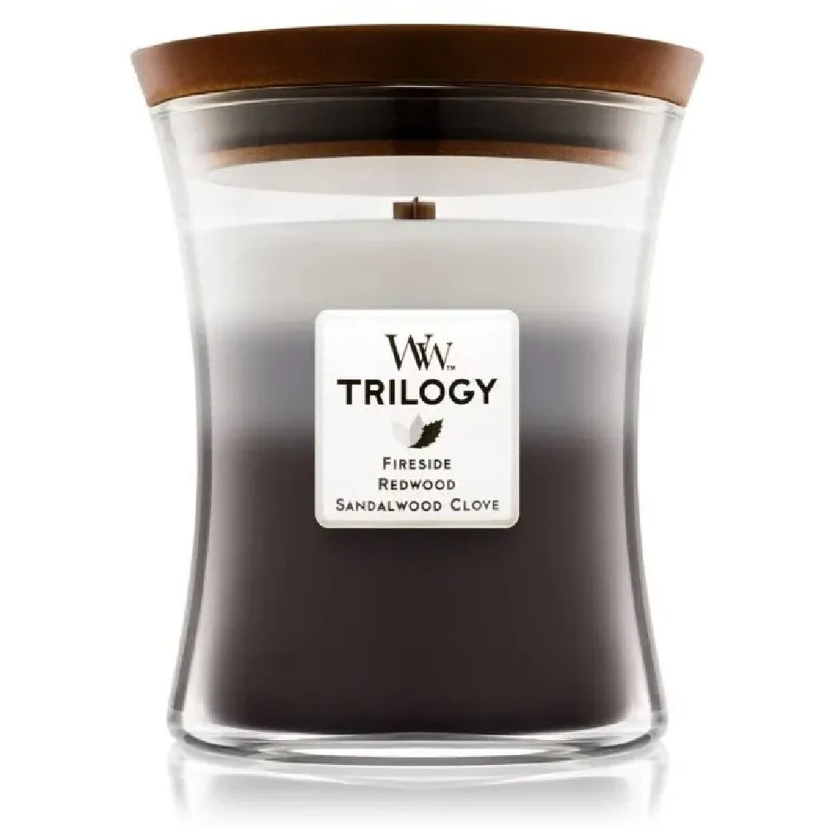 Scented Candle Woodwick Trilogy Medium Warm Woods