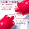 Clitoral Rose Sex Stimulator for Women with Tongue