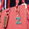 1Pc DIY Diamond Painting Lettter Keychain