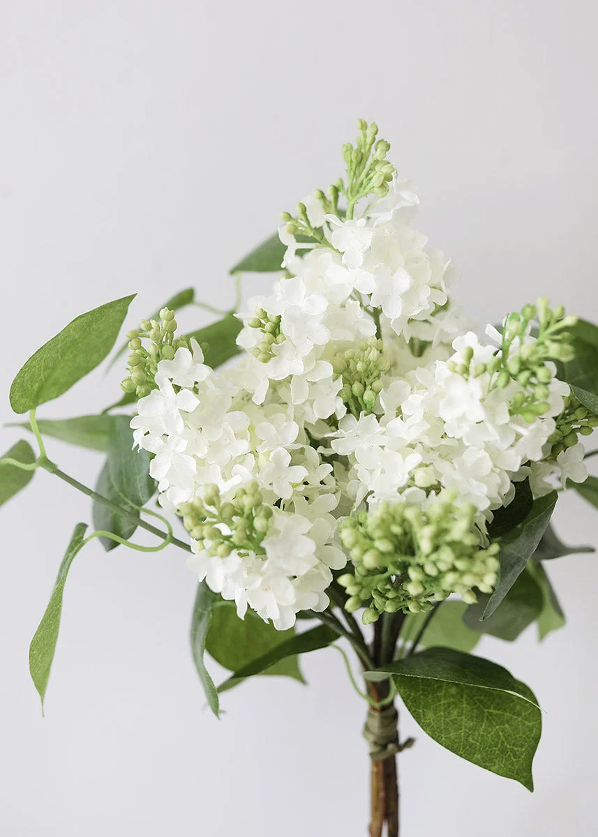 Artificial Lilac Flowers Bouquet - 15.5"