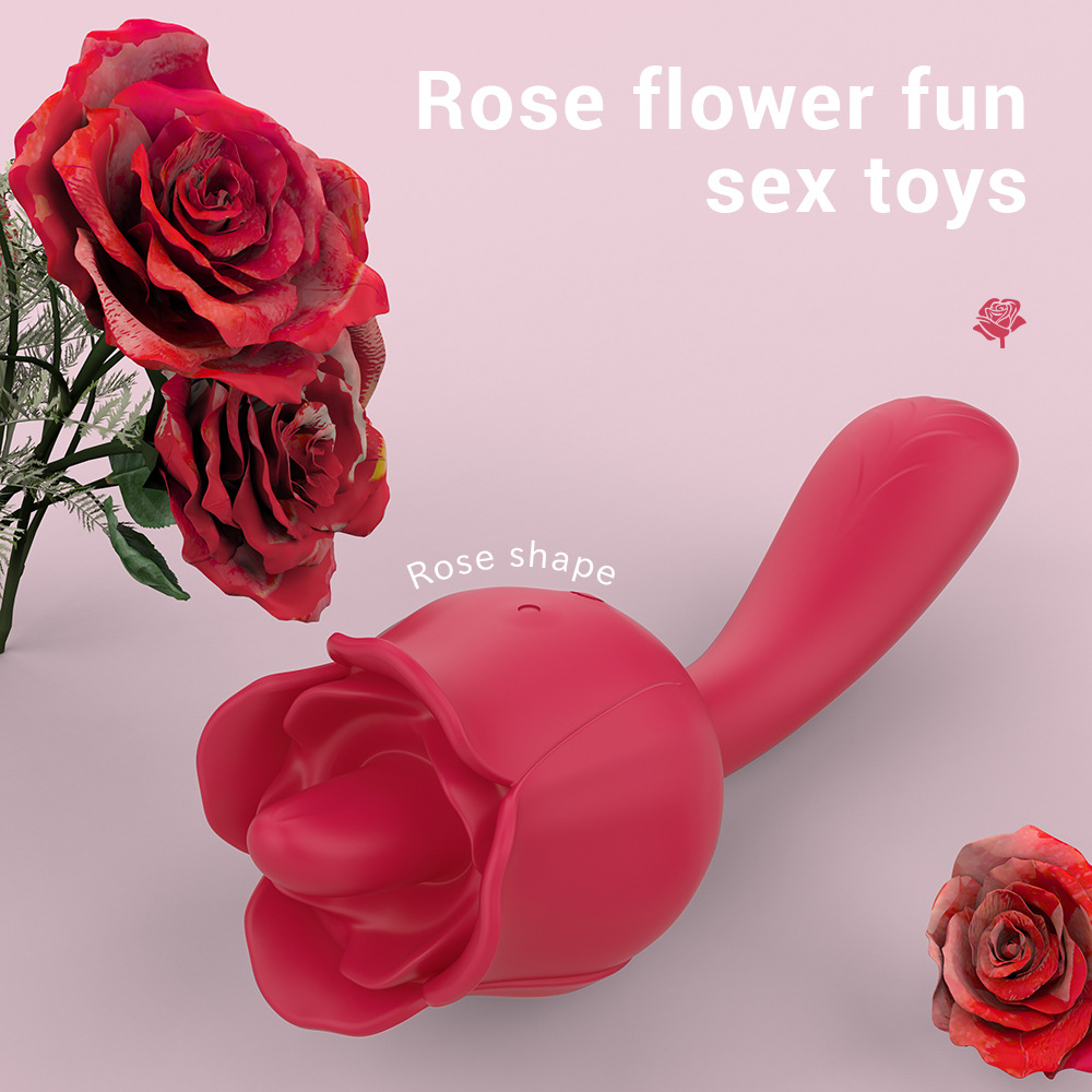 Rose Vibrator With Handle