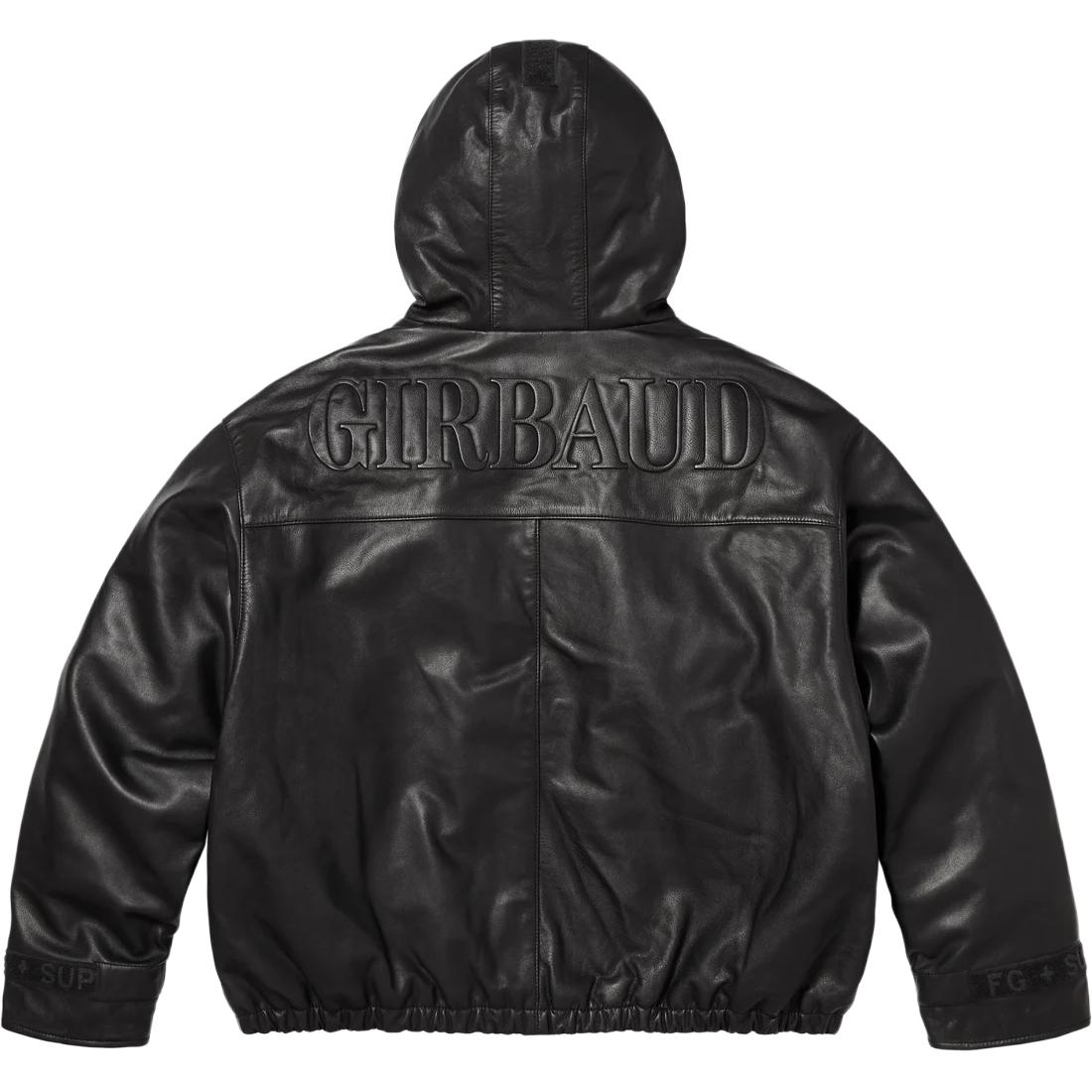 Supreme Marithé + François Girbaud Hooded Leather Flight Bomber Jacket