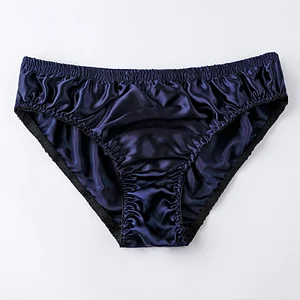 Men's Sexy Translucent High Quality Silk Briefs