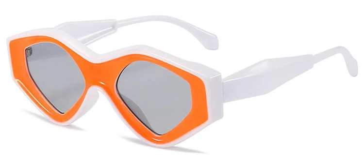 Irregular Square Designer Luxury Sunglasses Women Y2K Futuristic Glasses Black Big Frame Sun Glasses Retro Punk Shades