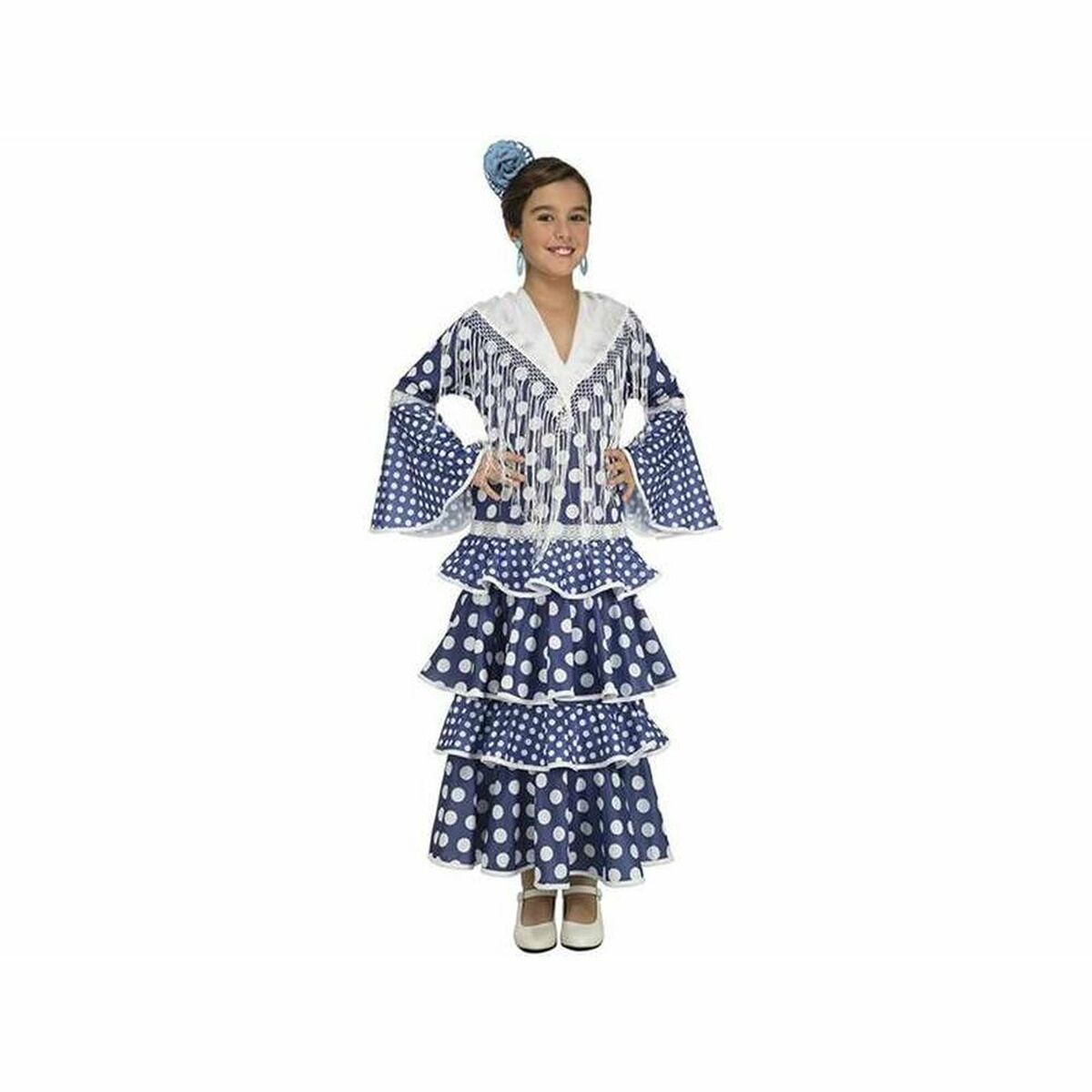 Costume for Children My Other Me 204881 Flamenco Dancer Blue