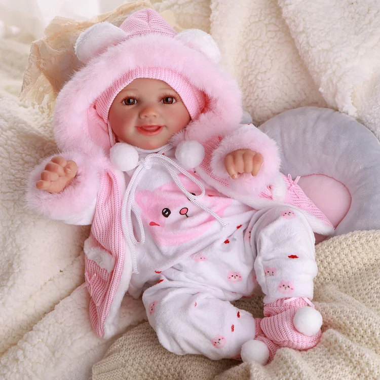 Babeside Smiling Reborn Baby Sunny&nbsp;17'' Little Infant Girl Emotional Support Presence