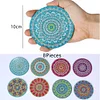 8pcs Diamond Painting Coasters with Holder for Beginner Adults Kids