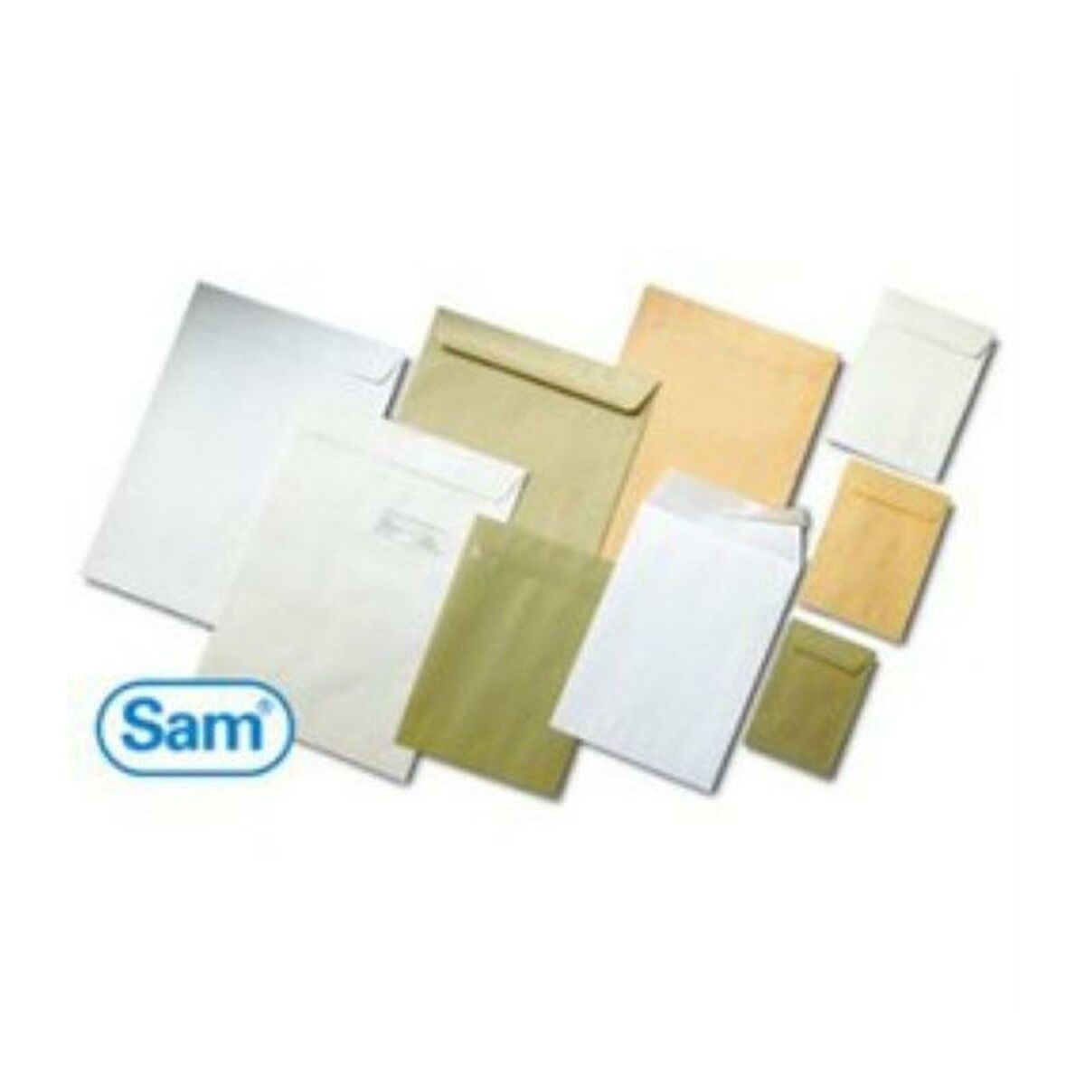Envelope Sam A-12 DIN B4 White 250 x 353 mm Self-adhesives 100 g/m&sup2;
