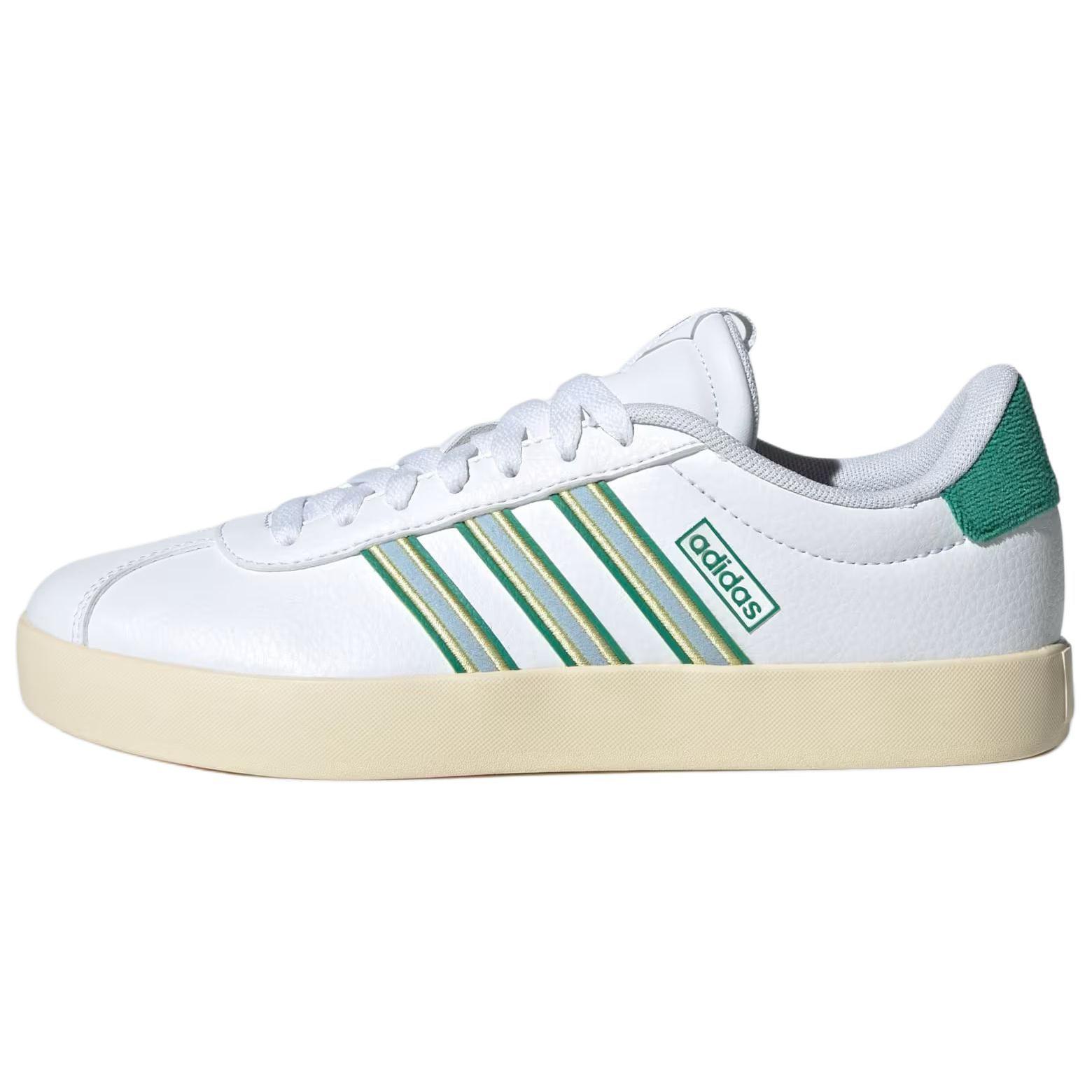 Vl Court Adidas 3.0 'White Semi Court Green'