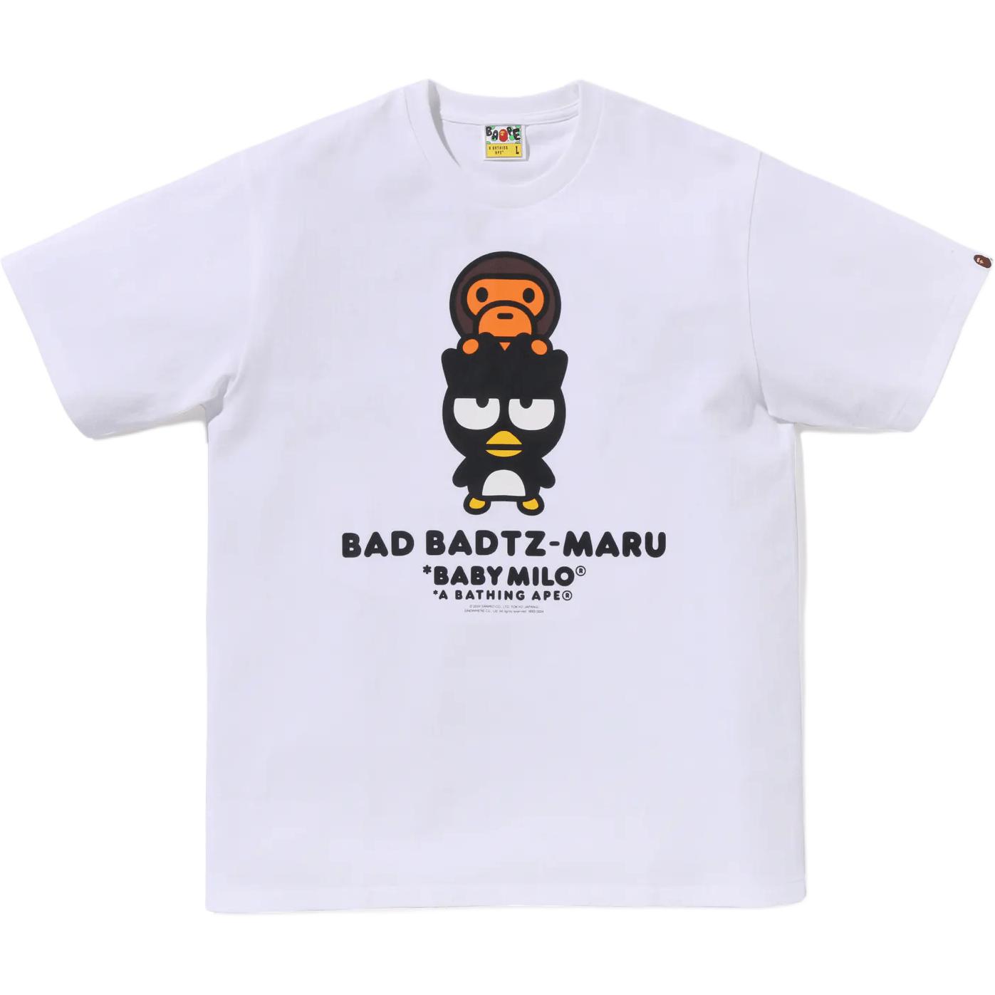 Bape X Bad Badtz Maru Baby Milo Tee