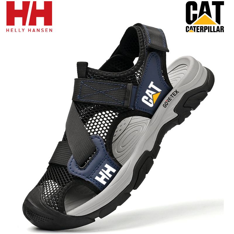 A CAT és a Helly Hansen együttműködik a szúrásálló, csúszásmentes és sportos férfi szandálok fejlesztésében.