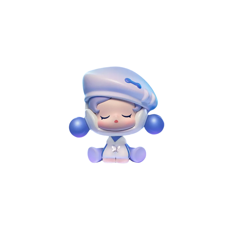 POP MART Bubble Cute Particles SKULLPANDA Meditator Trendy Figures