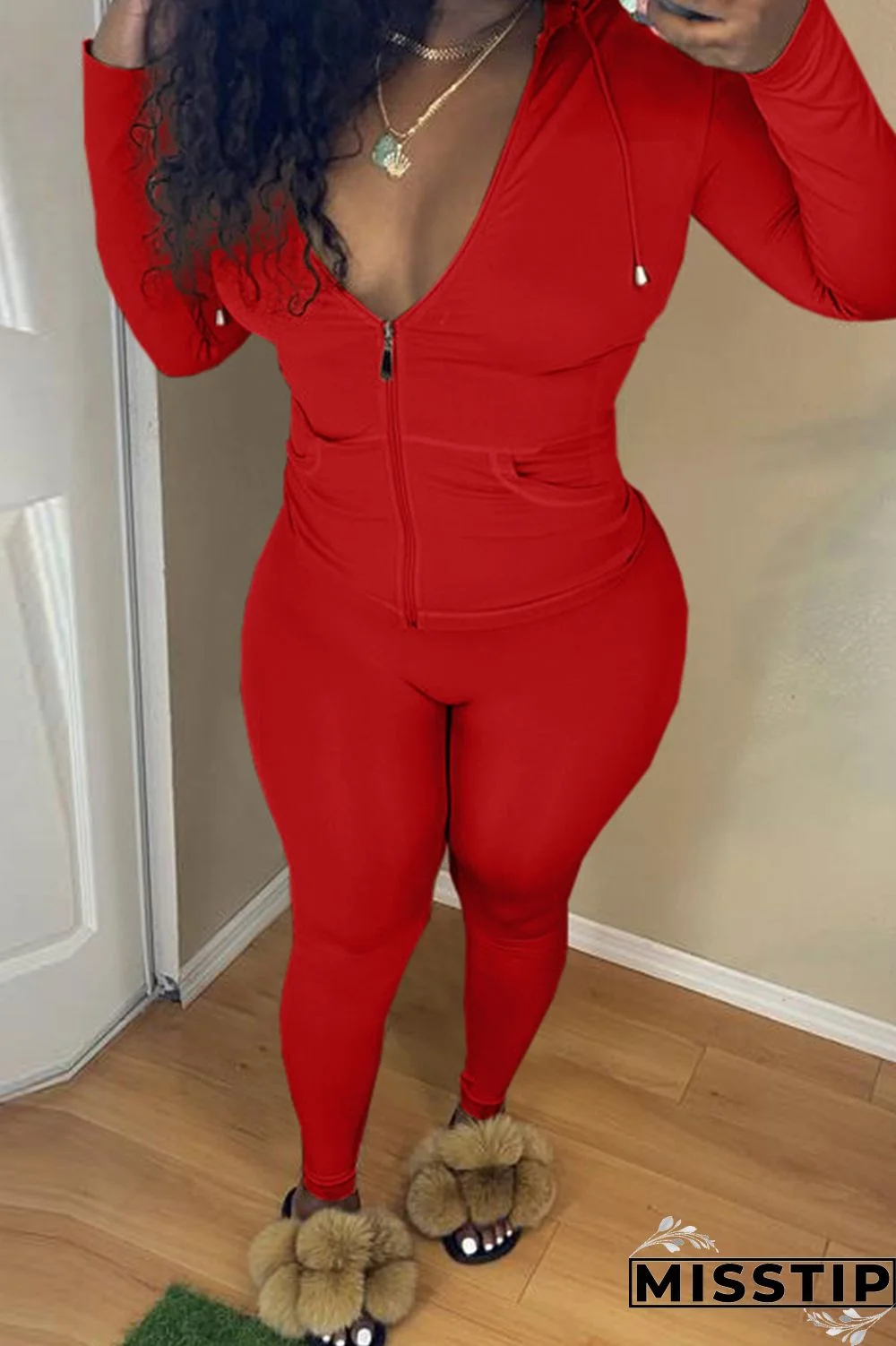 Black Fashion Casual Solid Basic Hooded Collar Long Sleeve Two Pieces