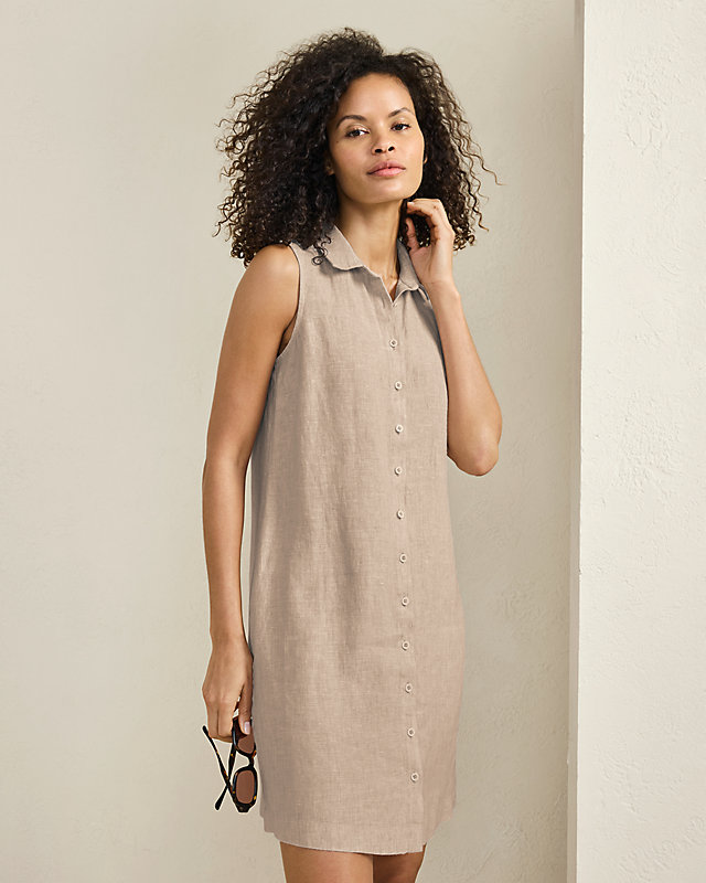 Classic Linen Shirtdress