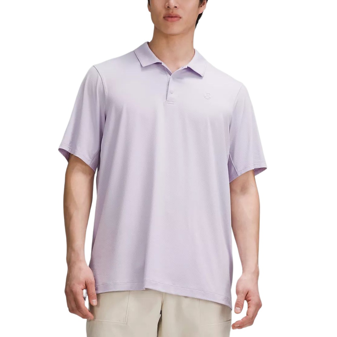 Lululemon Logo Sport Polo Shirts Men