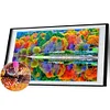 Diamond Painting-DIY Full Round Drill Color Forest(85X45cm)