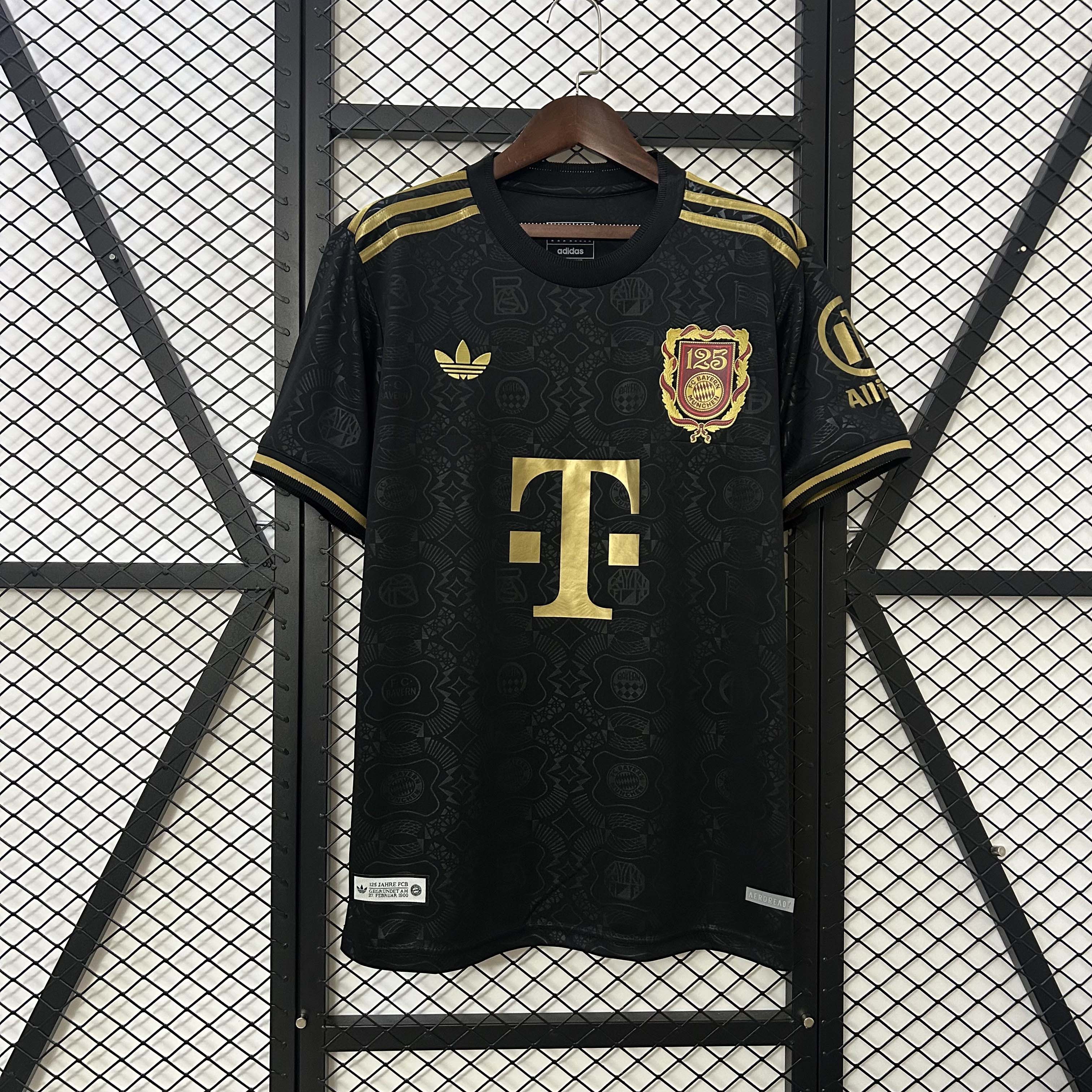 2024/2025 Bayern Munich 125th Anniversary Edition Black Football Shirt 1:1 Thai Quality:football jersey mysite: unitedjerseyfootball 邓江浪:football