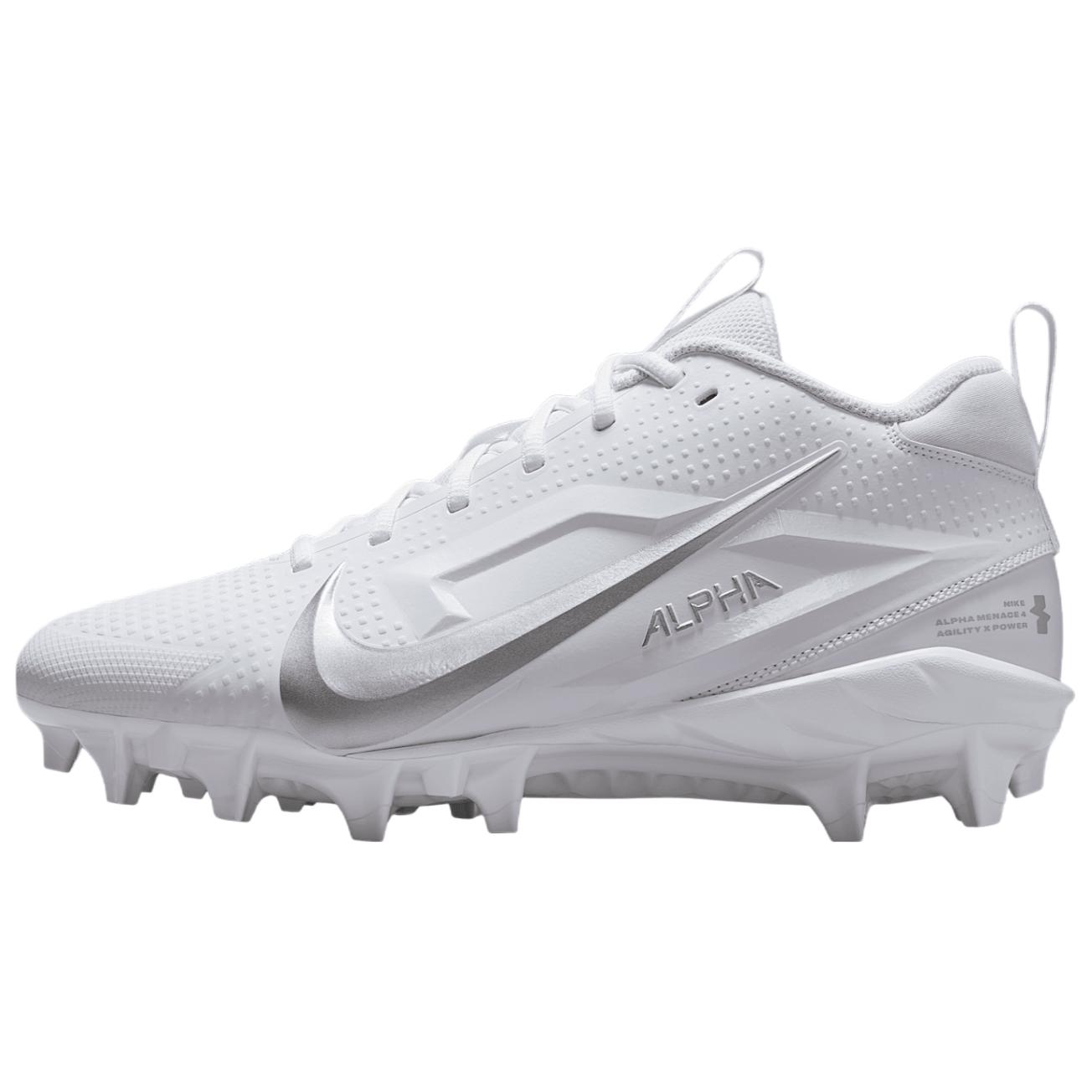 Nike Alpha Menace 4 Varsity White Metallic Silver