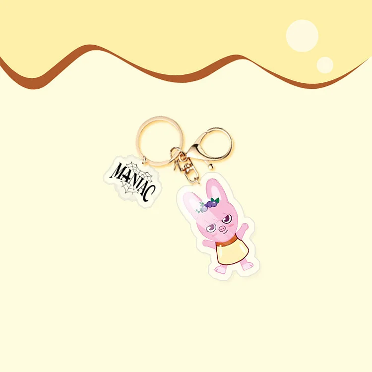 Stray Kids SKZOO 2023 World Tour "MANIAC" ENCORE Cute Keychain