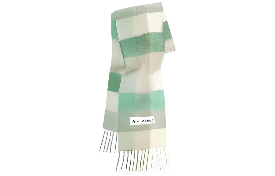 Acne Studios Knit Scarves Unisex Green
