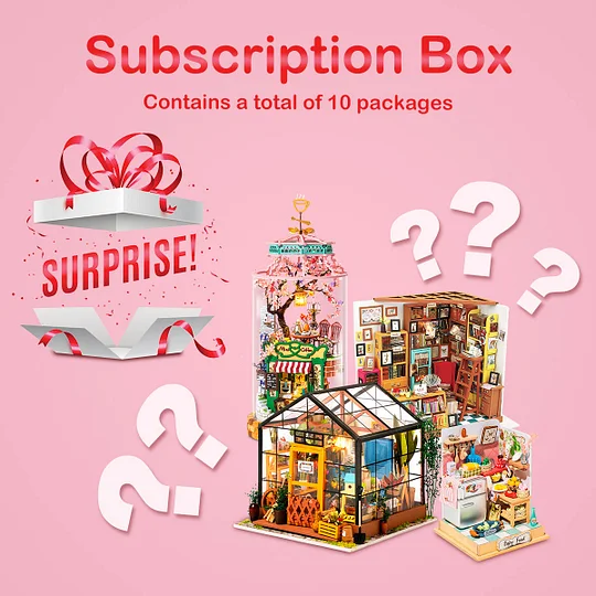 Robotime Subscription Box  - DIY Miniature Dollhouse | Robotime Online