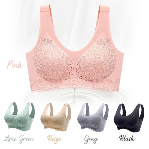 Cara Lift 5D Seamless Wireless Contour Bra Natural Latex Contour Bra Plus-Size Lift Support Bra