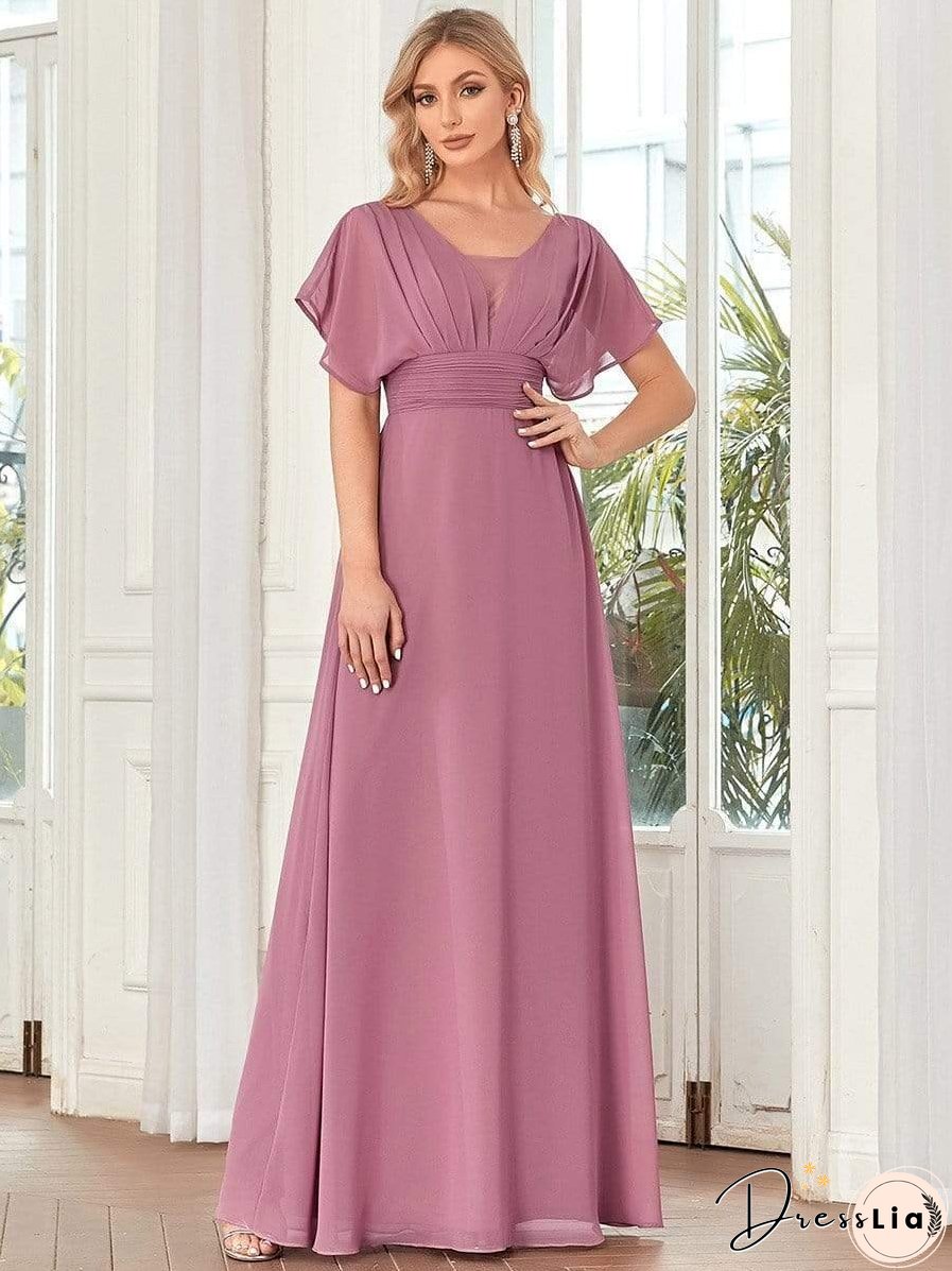 Flowy V-Neck Maxi Dress for Women