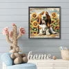 Diamond Painting-DIY Full Round Drill Garden Dog(40*40 CM)
