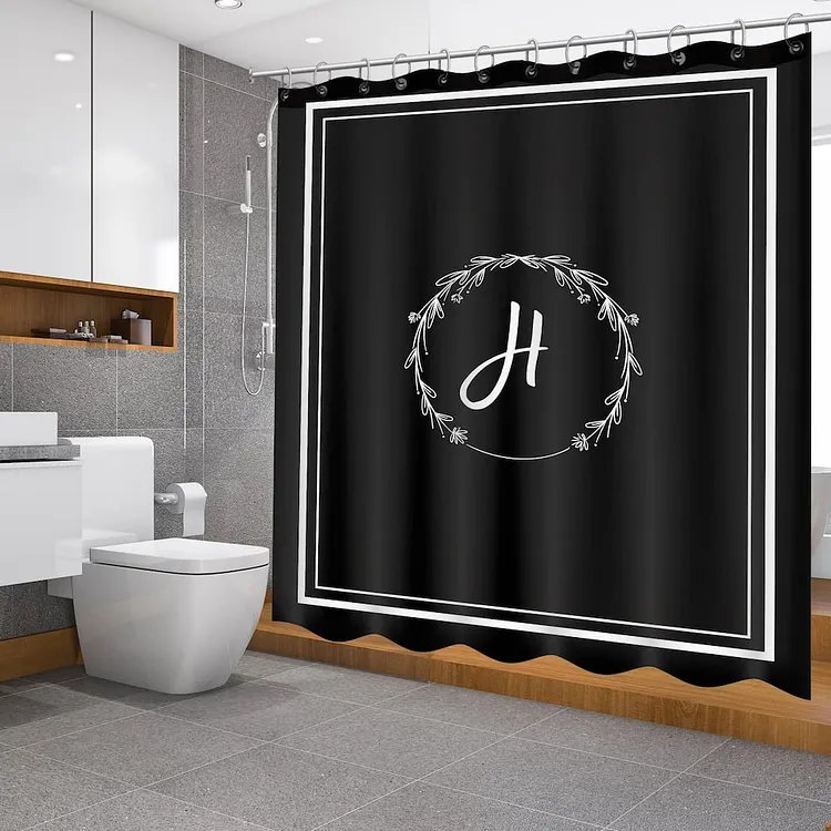 Custom Monogrammed Shower Curtain