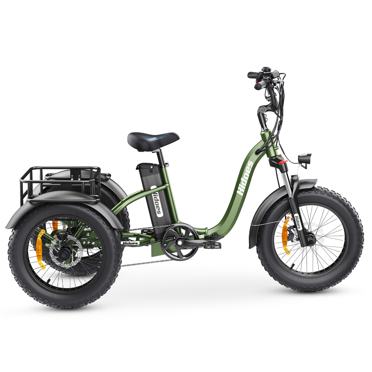 Hidoes ET1 750W 48V 20Ah 25-40 KM/H Off Road All Terrain Fat Tire Electric Trike Electric Tricycle