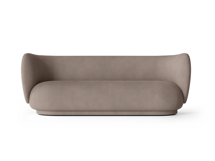 Rico Sofa 3 - Brushed - Warm Grey