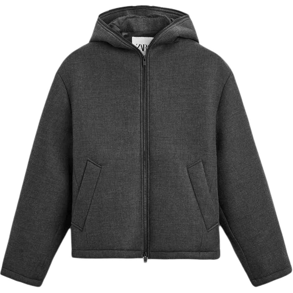 ZARA Jackets Men Gray