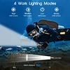 Aplos S2 3000 Lumen 4 Lighting Modes Dive Light Underwater Waterproof LED Flashlight, Submersible Safety Lights with Battery and Charger for Diving and Dive Glove APLOS Dive Light Official