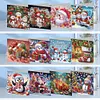 12Pcs Diamond Painting Christmas Greeting Cards Christmas Cards