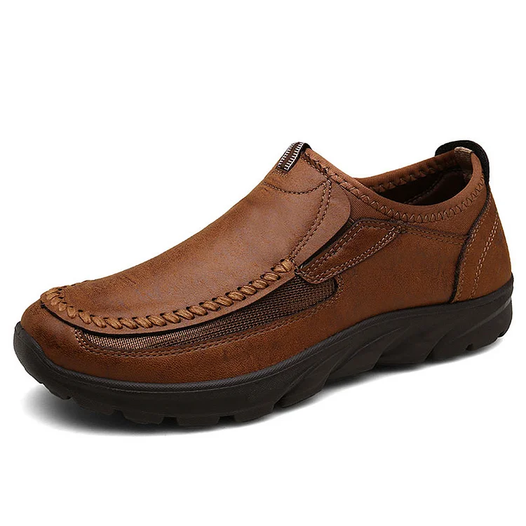 Men's Casual Breathable Leather Loafers