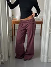 Sussa pants with details - Burgundy