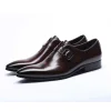 Mens Pointed Toe Dress Shoes With Buckle