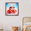 Diamond Painting-DIY Full Round Drill Cartoon Crab