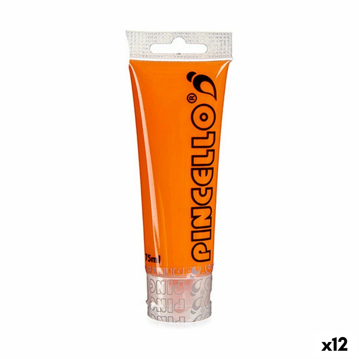 Acrylic paint Pincello Orange 75 ml (12 Units)