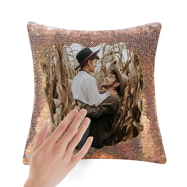 Custom Sequins Pillow with Bling Effect - Creative Gifts