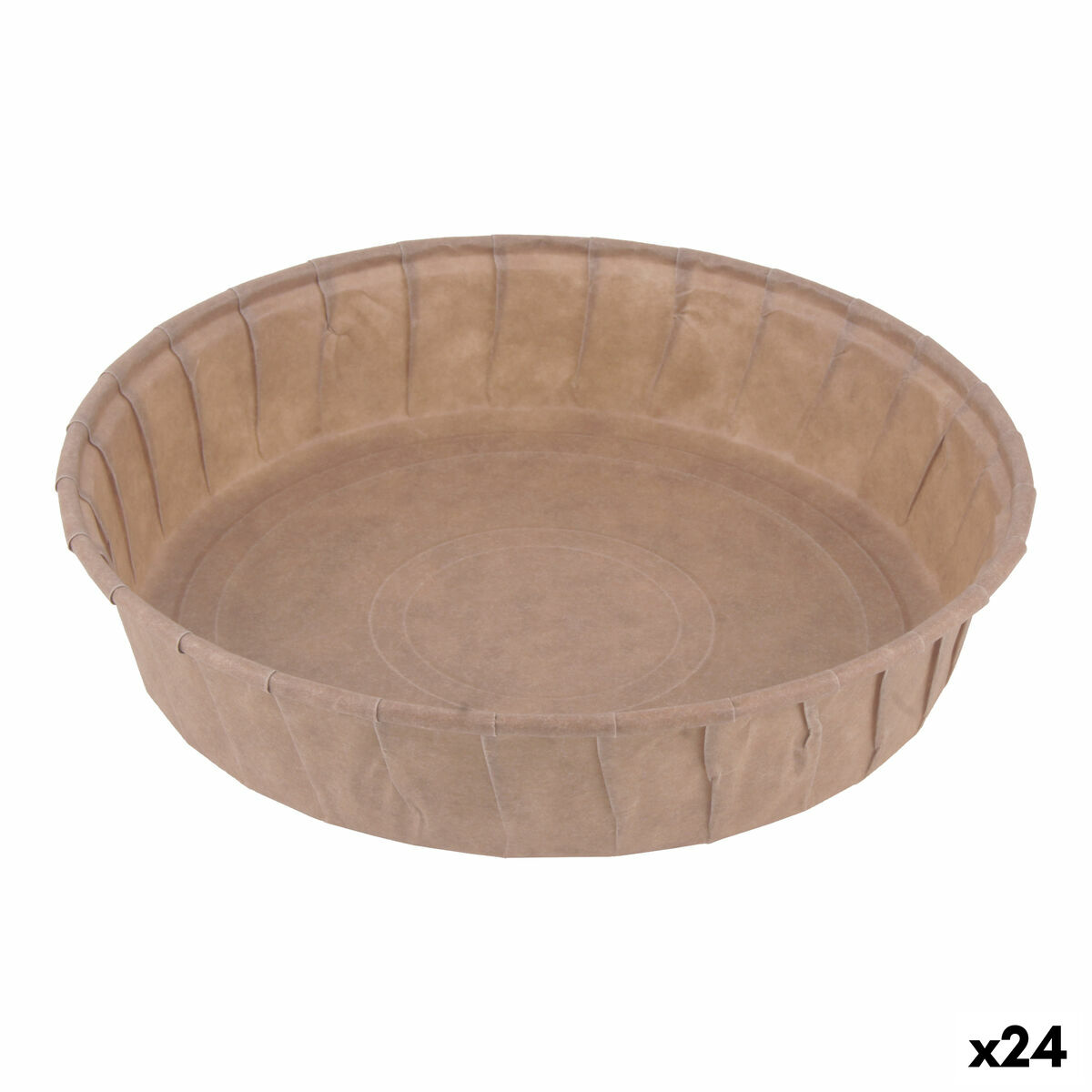 Set of Cake Tins Algon Paper 20 x 4 cm 12 Pieces (24 Units)