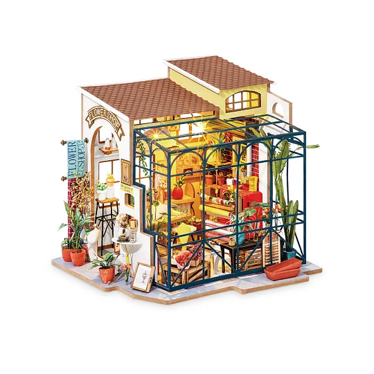 Rolife Emily's Flower Shop Miniature House DG145 | Robotime Canada
