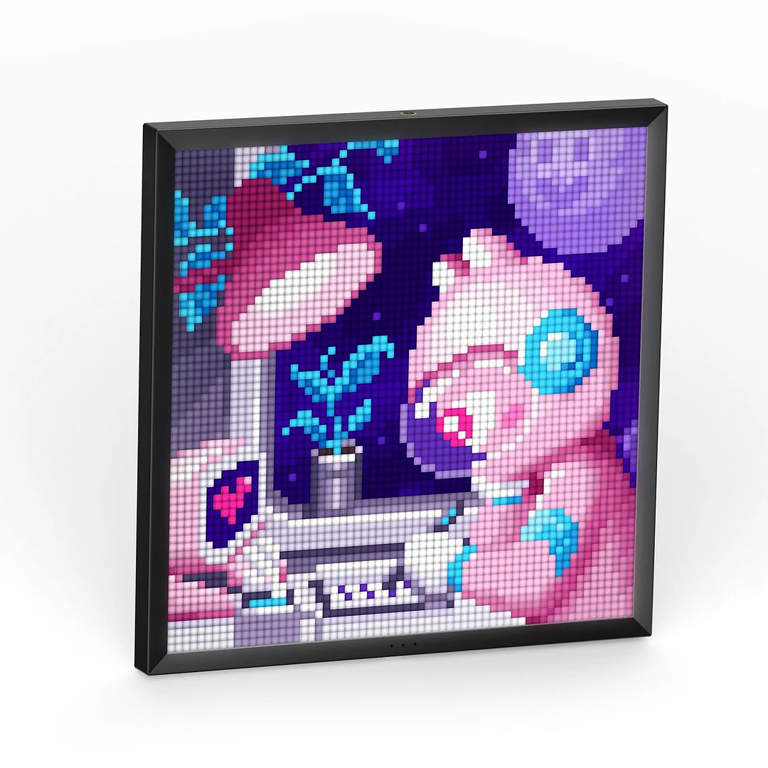 I'm currently obsessed with Divoom's Pixoo 64 pixel art display