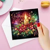 6Pcs Diamond Painting Christmas Greeting Cards Congratulations Cards & Gifts