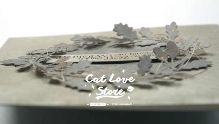 Nigikala Cone Wreath Metal Cutting Dies Stencils For DIY Scrapbooking Paper Card Decorative Craft Dies Embossing Die Cuts New 2023