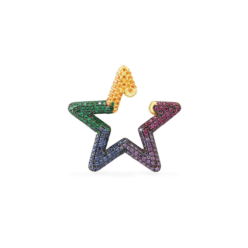 Personalized Rainbow Star Stud Earrings-Neogeekshirts:luchamp