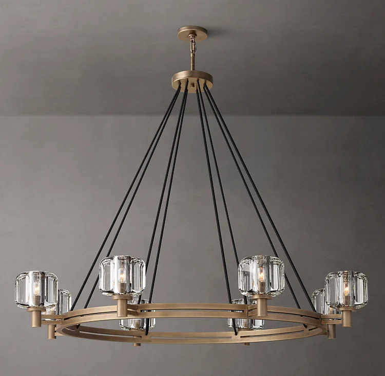 Demaret  Round Chandelier 48" For Dining Table Vjlight